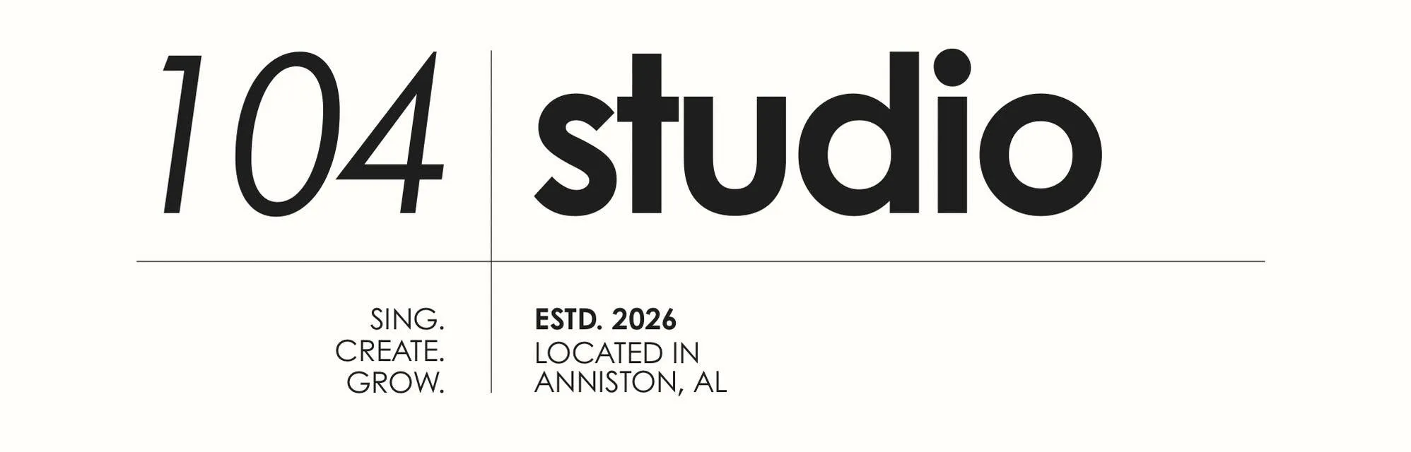 Studio 104 — Sing. Create. Grow.